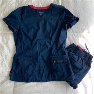 Scrubs & Beyond Scrub Set - Navy